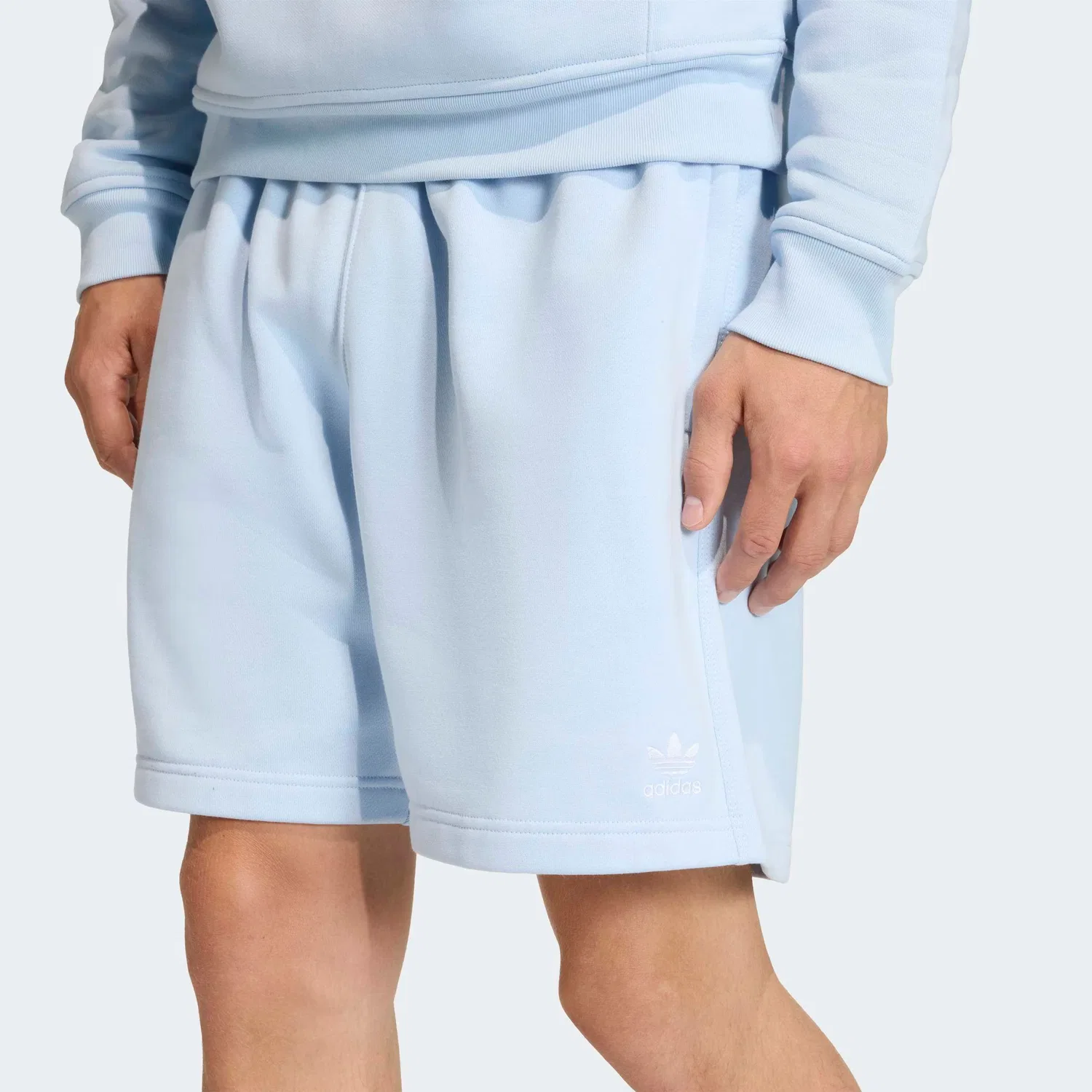 Шорты Adidas Originals Regular светло-голубого цвета — фото 3