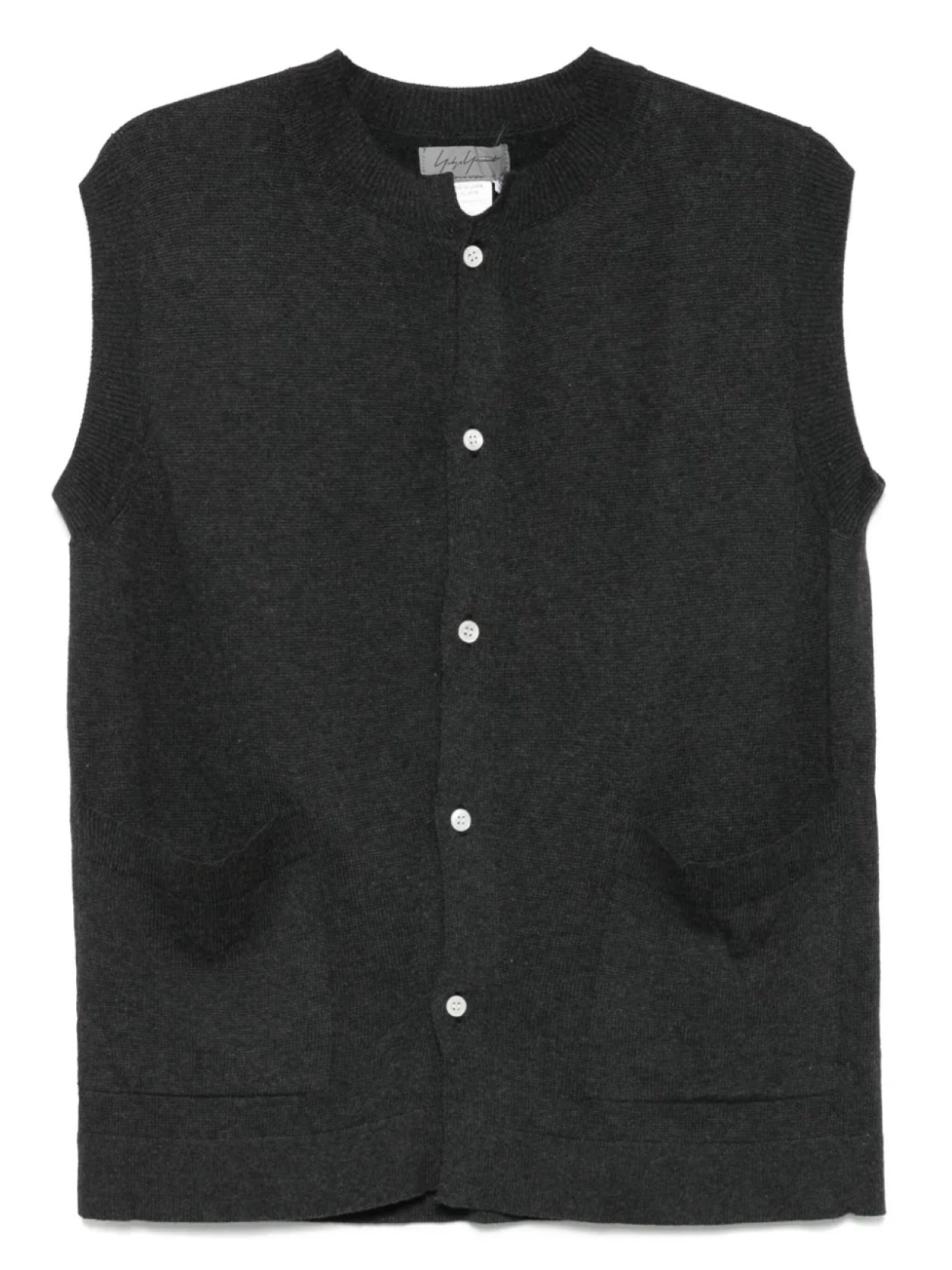 

Топ без рукавов Yohji Yamamoto, серый