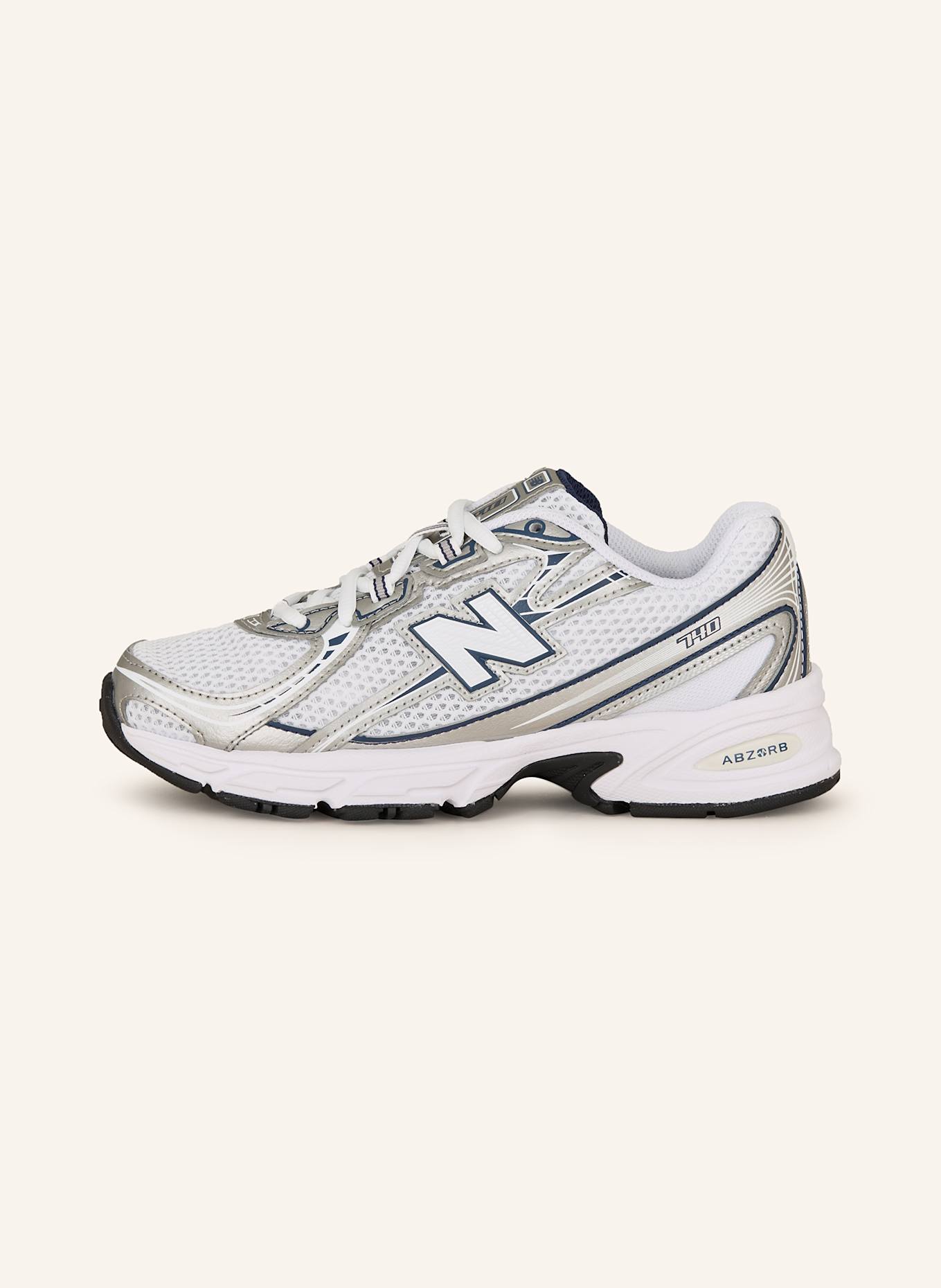 Кроссовки 740 New Balance, мультиколор — фото 4
