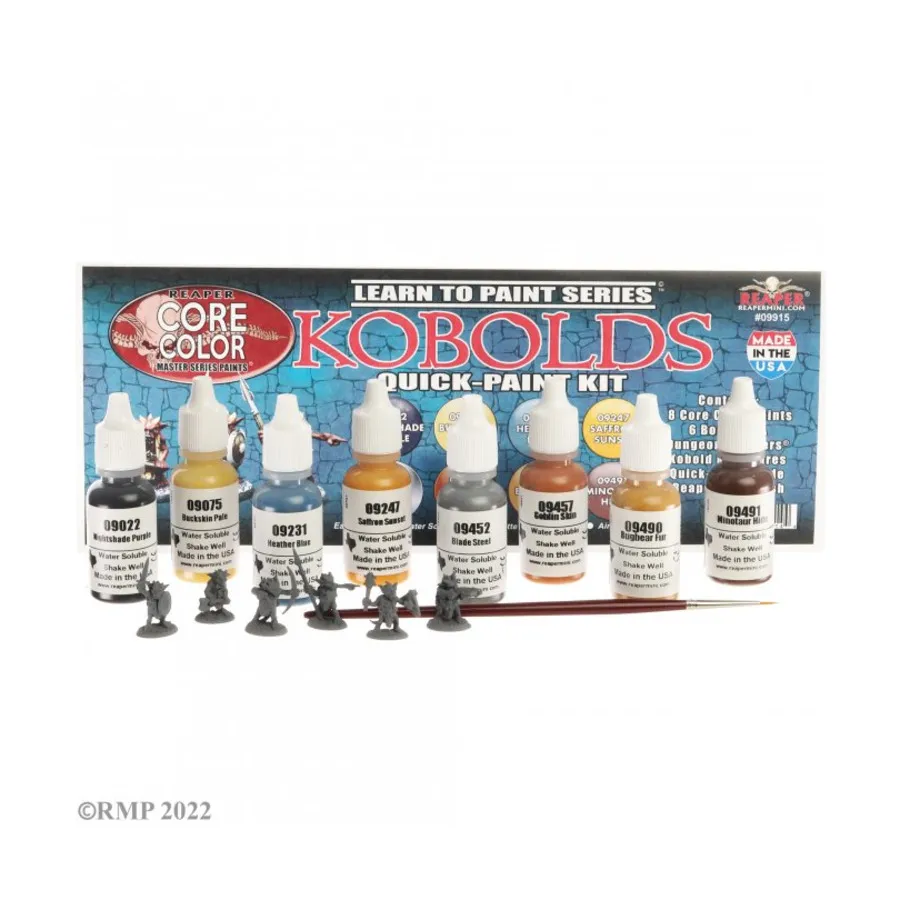 

Набор для быстрой окраски кобольдов, Learn to Paint Kits (Reaper Miniatures)