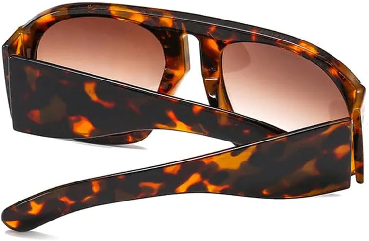 

Солнцезащитные очки UV400 - массивная панк-оправа с градиентными линзами для женщин и мужчин, для бега и занятий спортом на открытом воздухе UYPTK, C13 White-black