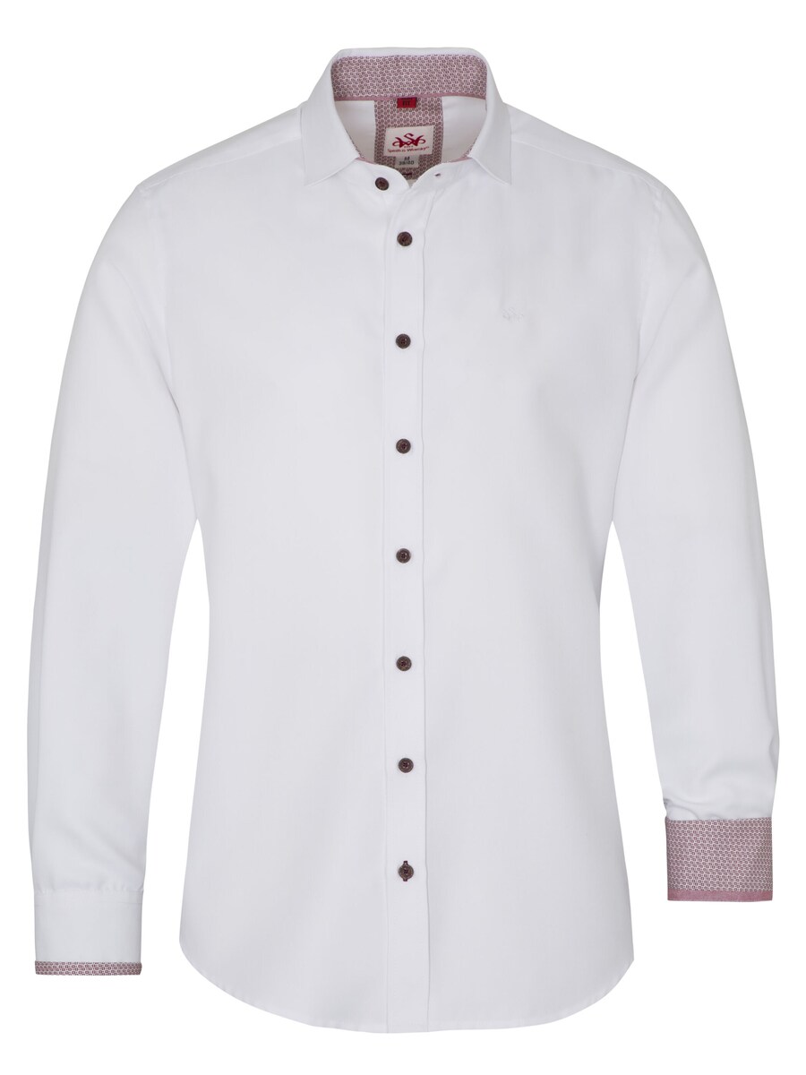 

Рубашка на пуговицах классического кроя SPIETH & WENSKY, темно-красный