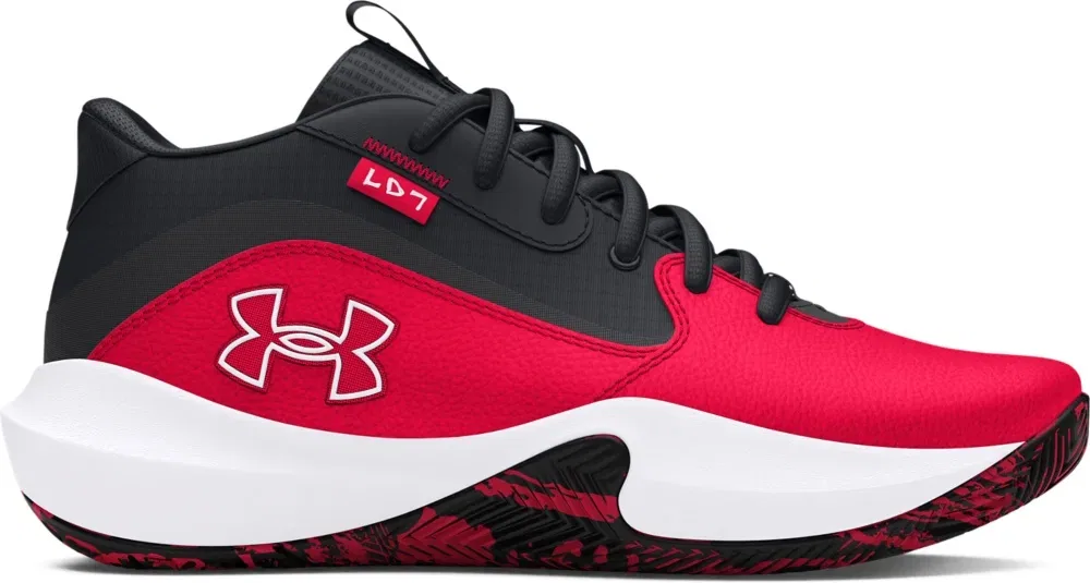 Кроссовки детские Lockdown 7, Under Armour, красный