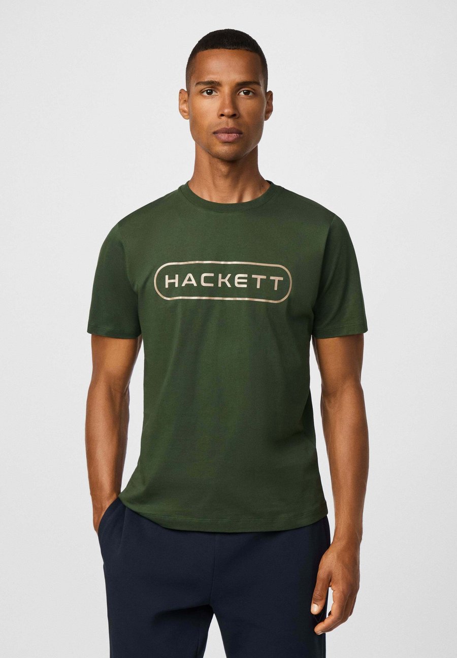 

Футболка Hackett London Print T-shirt, Harvard Khaki Green/Dark Green, Зеленый, Футболка Hackett London Print T-shirt, Harvard Khaki Green/Dark Green