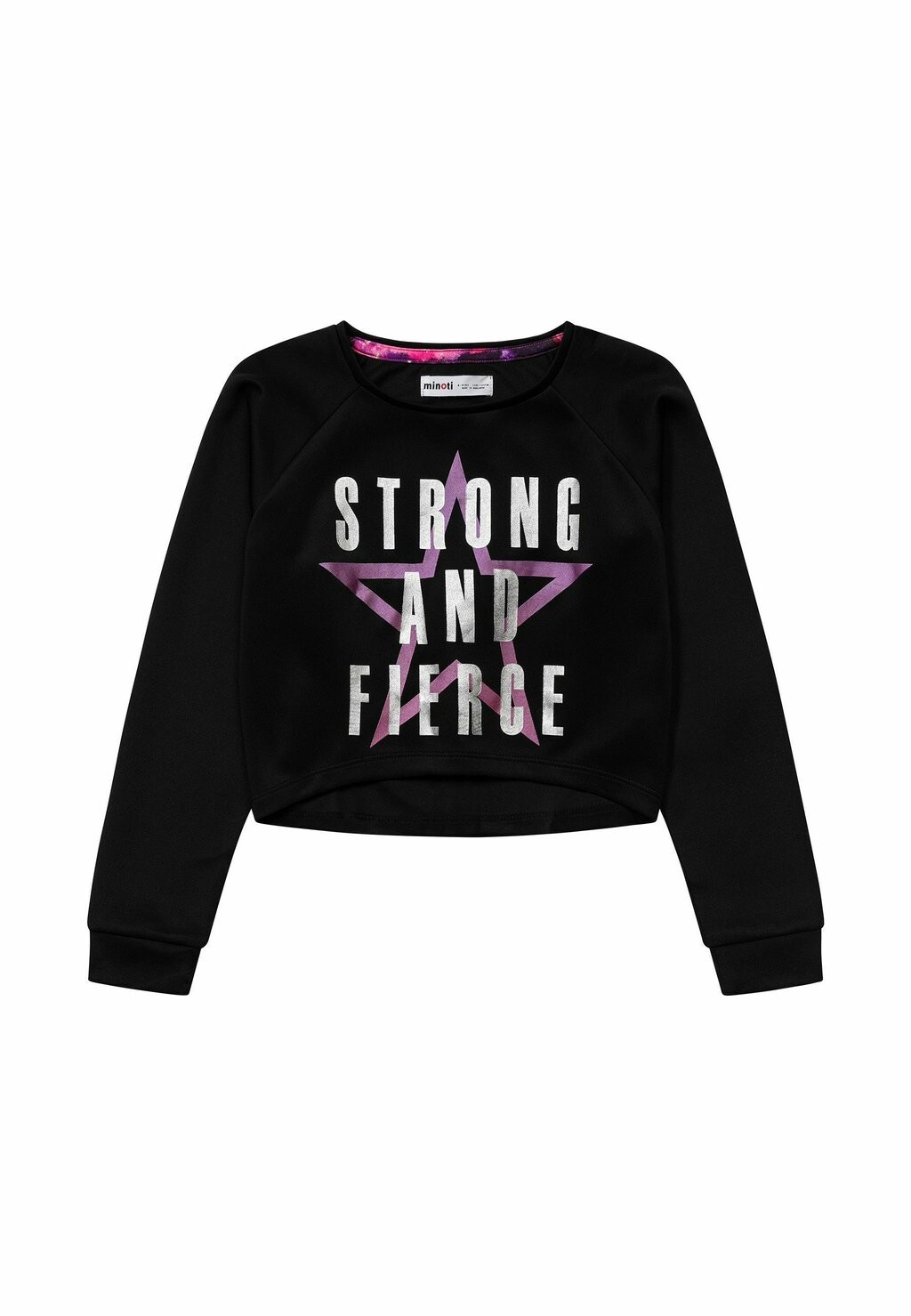 

Футболка с длинным рукавом Long Sleeve Crop Long Sleeve MINOTI, черный