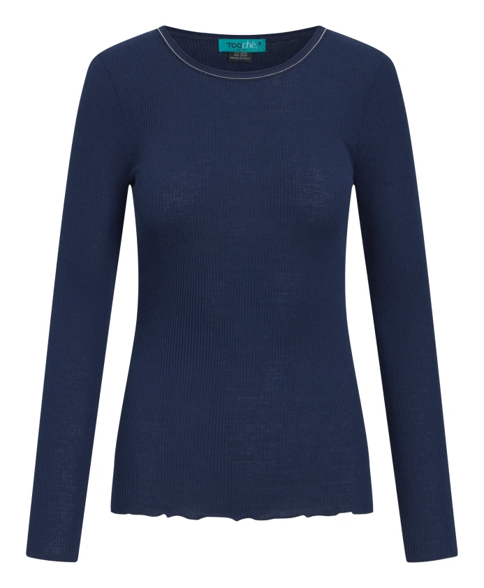 

Норвежский пуловер для женщин Tooche, синий