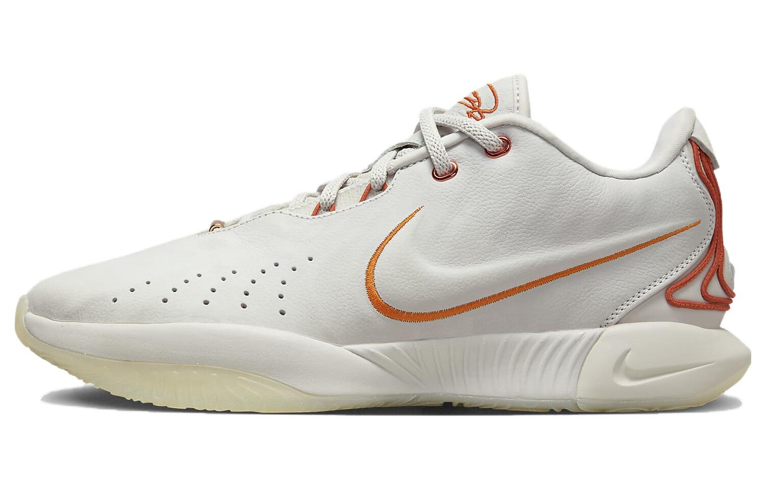 

Баскетбольные кроссовки LeBron 21 Akoya Nike, цвет Rice Orange