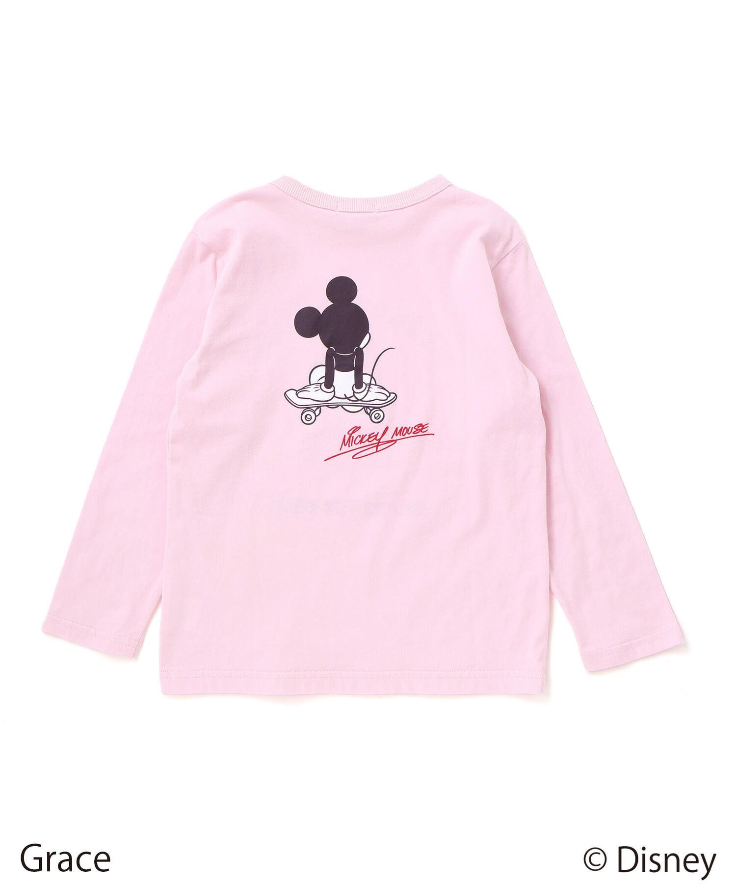 Футболка с длинными рукавами и принтом Disney (90-130 см) BeBe, Pink — фото 4