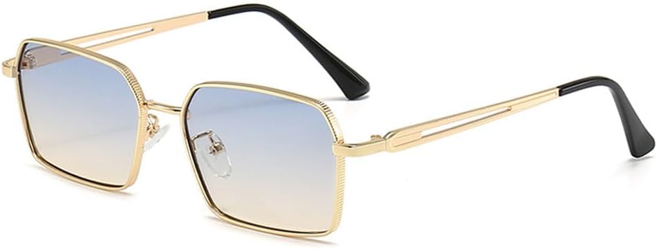 

Солнцезащитные очки UV400 с металлическим каркасом, маленькая оправа, плавный переход цвета, для женщин и мужчин, для бега и занятий спортом на открытом воздухе UYPTK, Tyj90-1