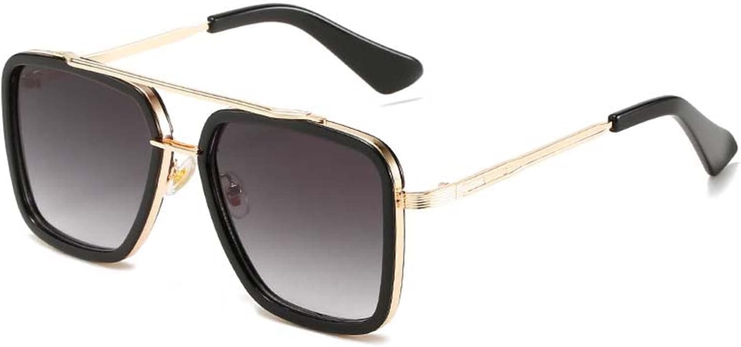 

Солнцезащитные очки XINXIN в стиле ретро, ​​квадратной формы, для мужчин и женщин, для активного отдыха на пляже, улицы, стрельбы, декоративные очки (Цвет: A, Размер: Средний), A