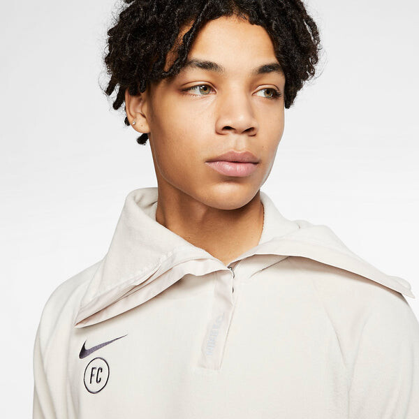 Толстовка Nike FC Winter Drill Fleece 1/4Zip Jackets 'beige', бежевый — фото 2