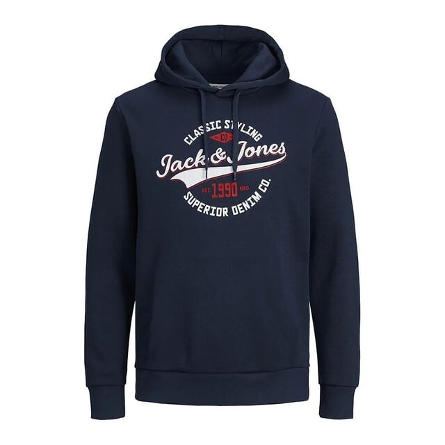 

Толстовки с капюшоном и логотипом jwh Jack & Jones, синий