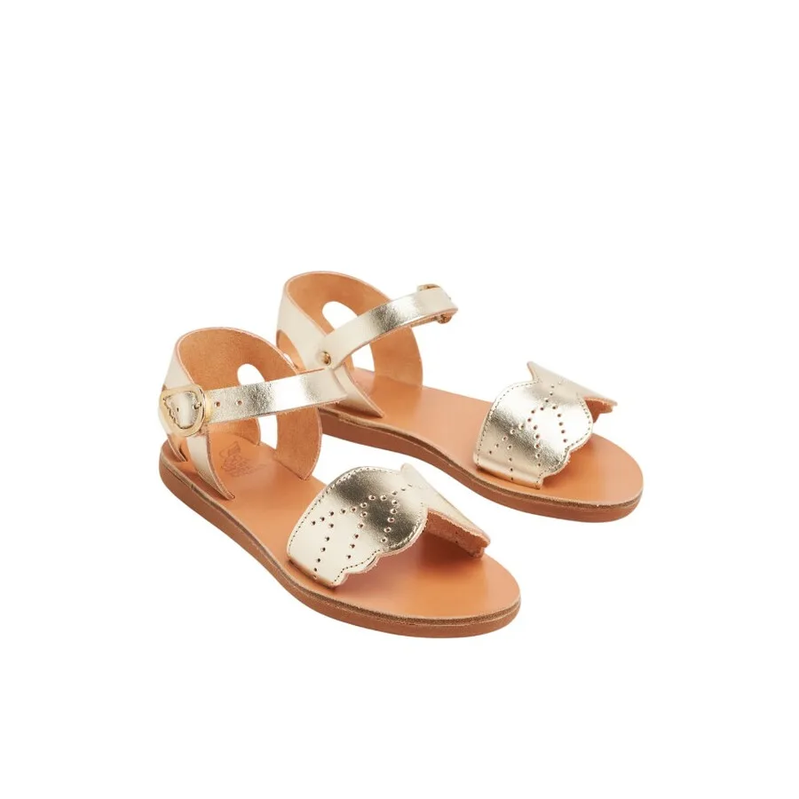 Древнегреческие сандалии для девушек Андромеда мягкие сандалии Ancient Greek Sandals, серый — фото 2
