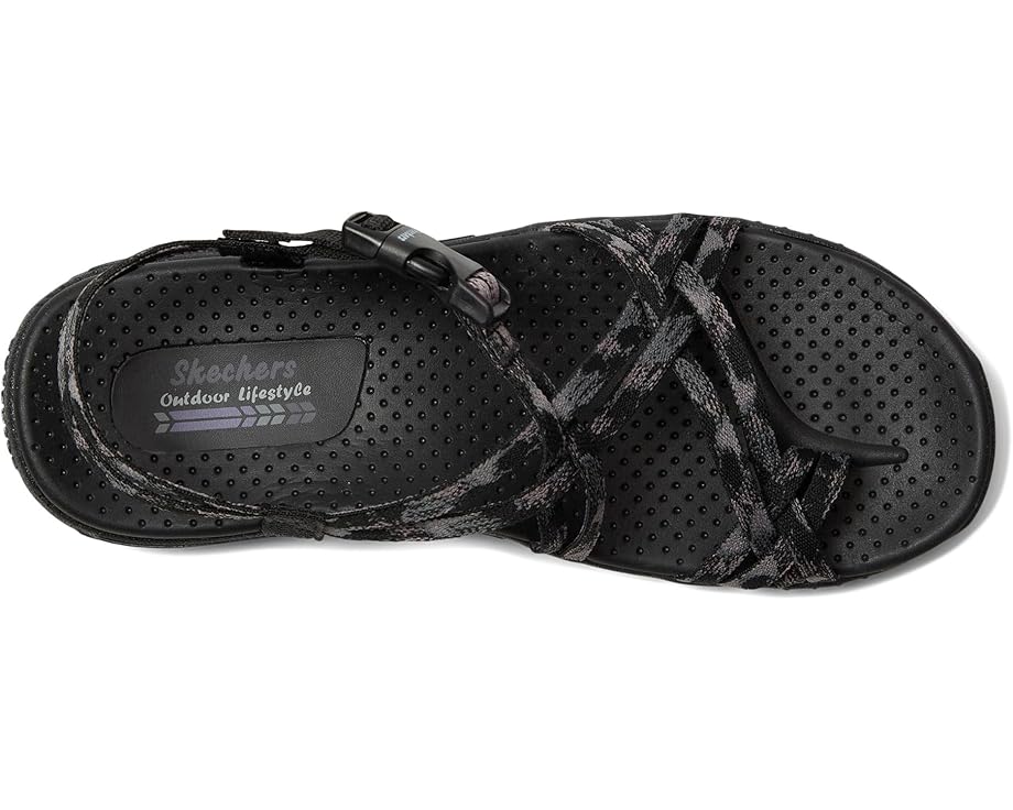 Сандалии SKECHERS Reggae - Positive Space, черный — фото 2