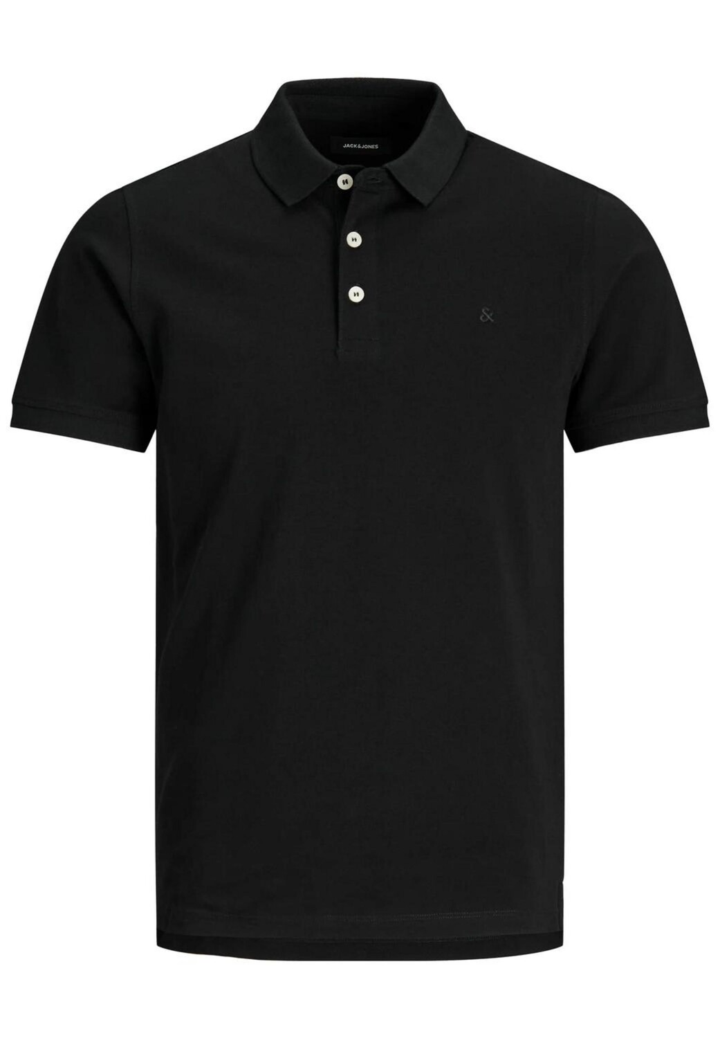 

Поло Jack & Jones на пуговицах, черный