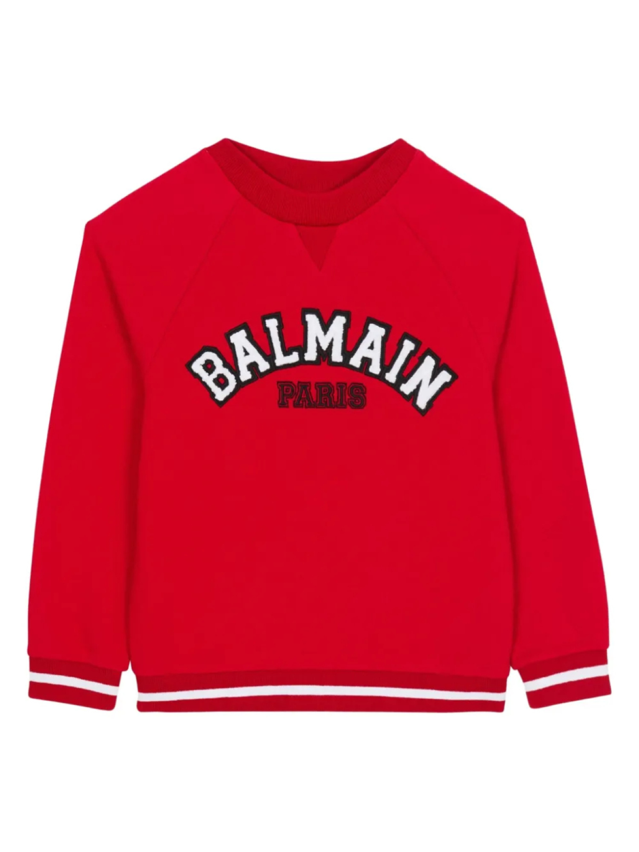 

Balmain Kids толстовка с логотипом, красный
