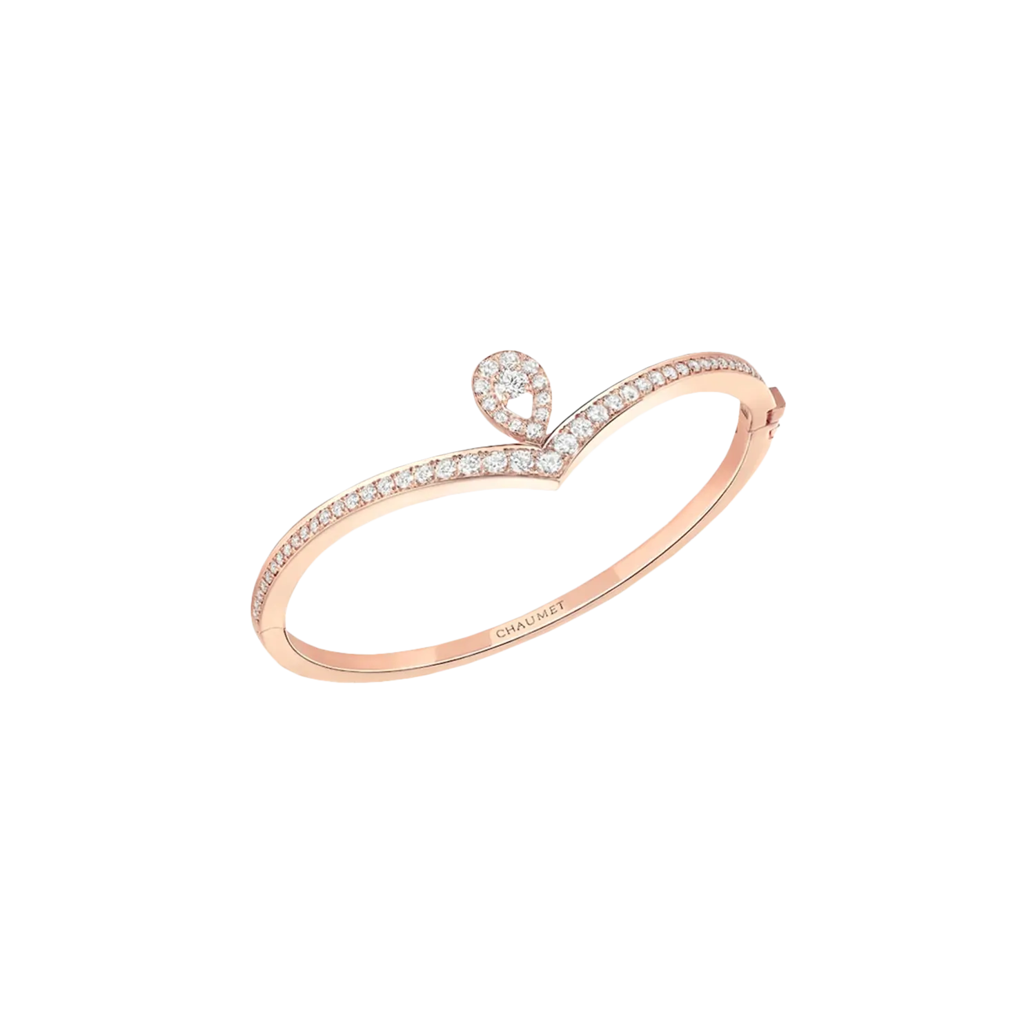 

Браслет Chaumet Joséphine aigrette из розового золота с бриллиантовым паве