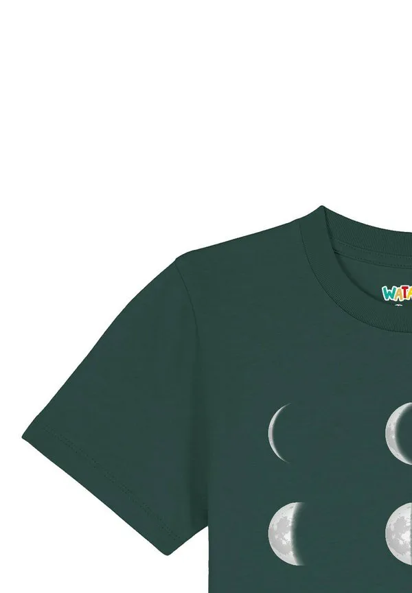 Футболка с принтом фаз луны Watapparel, Glazed Green — фото 3