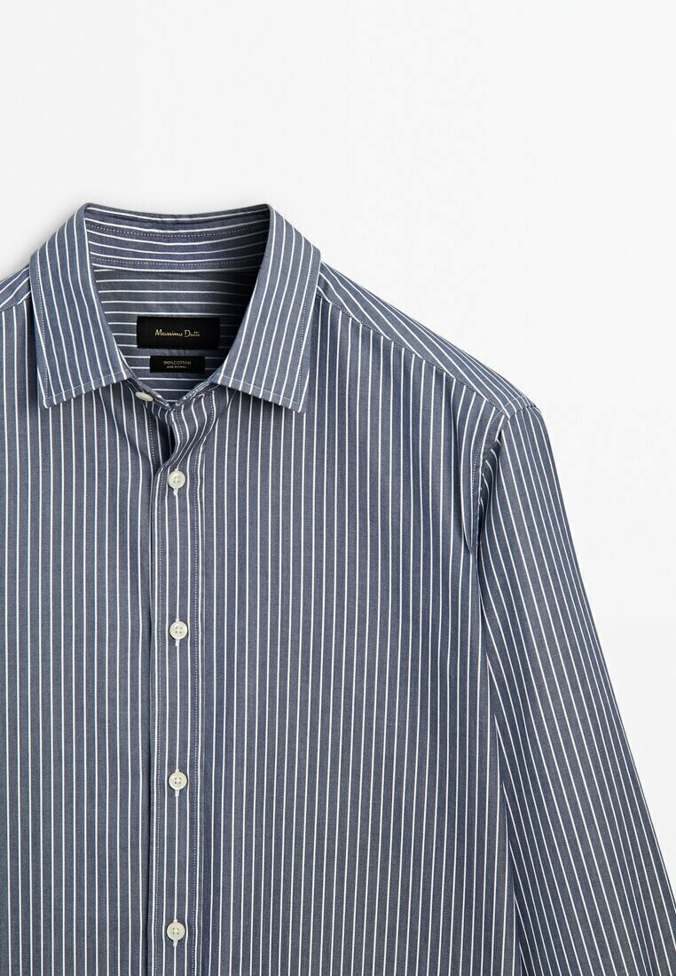 

Рубашка STRIPED Massimo Dutti, темно-синий