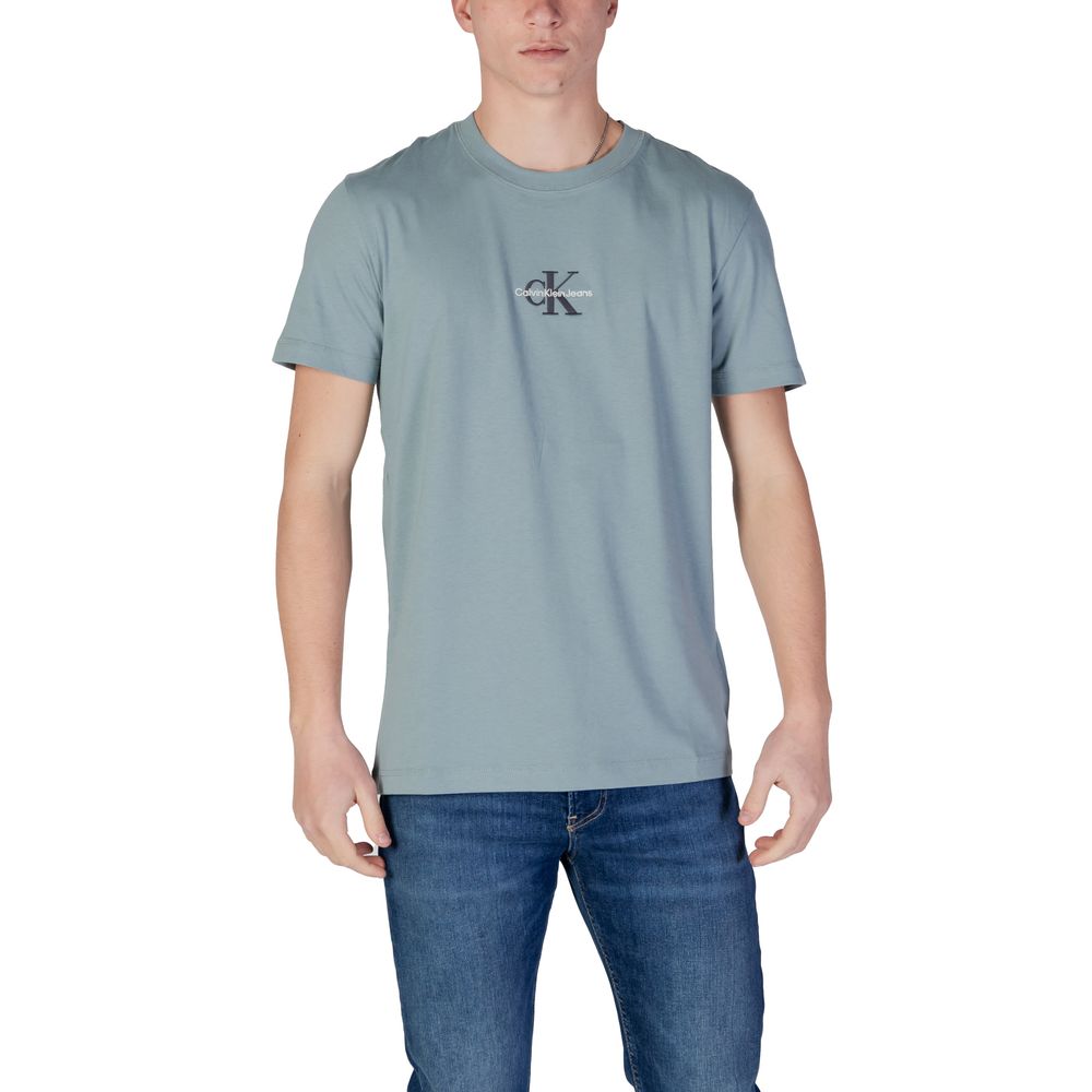 

Футболка Rigenerato из зеленого хлопка Calvin Klein Jeans