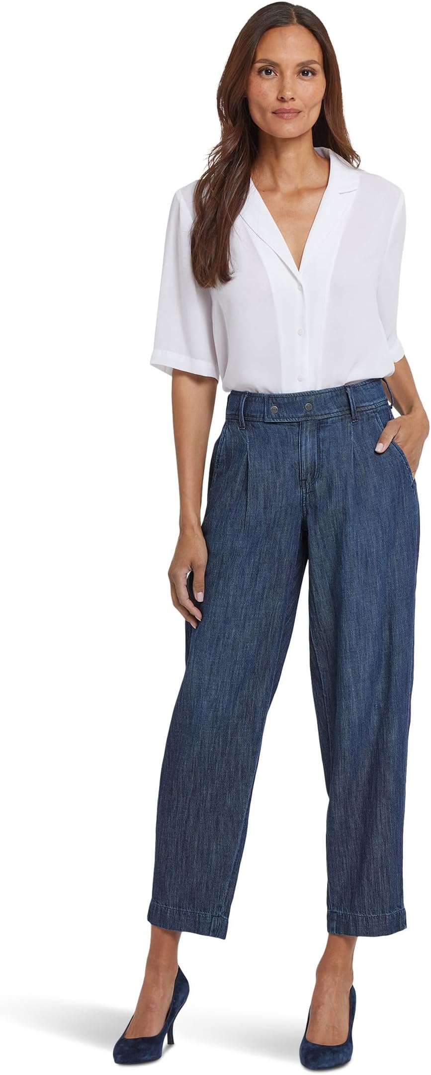 

Брюки NYDJ Balloon Trousers, цвет La Mer