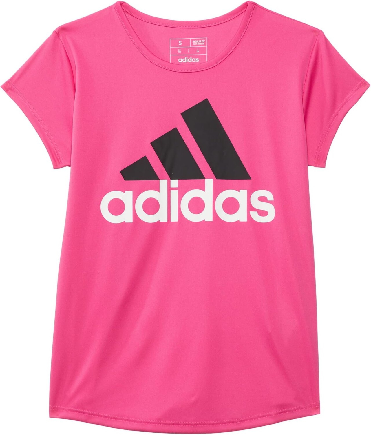 

Футболка adidas Kids Essential Poly Tee S24(Big Kid), цвет Dark Pink