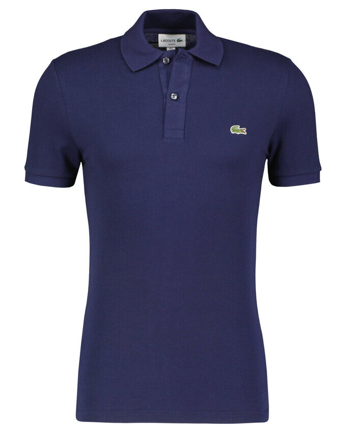 

Рубашка-Поло узкого кроя Lacoste, синий