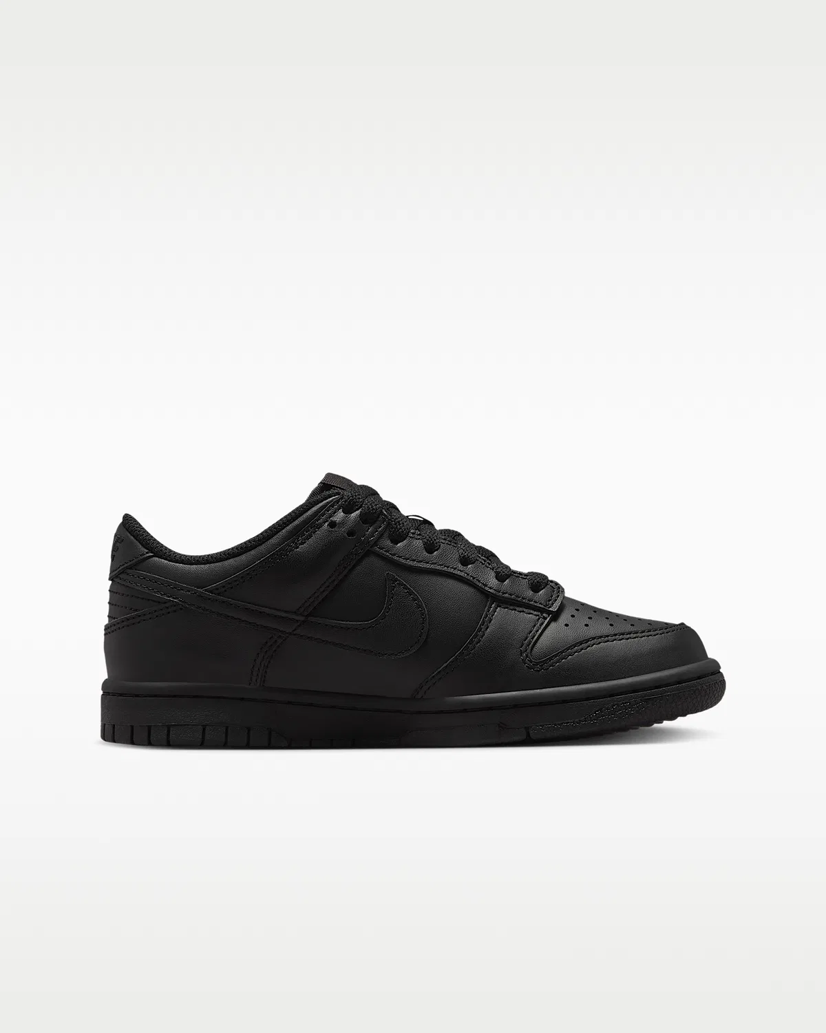 Кроссовки Nike Dunk Low для детей, Black/Black/Black — фото 3