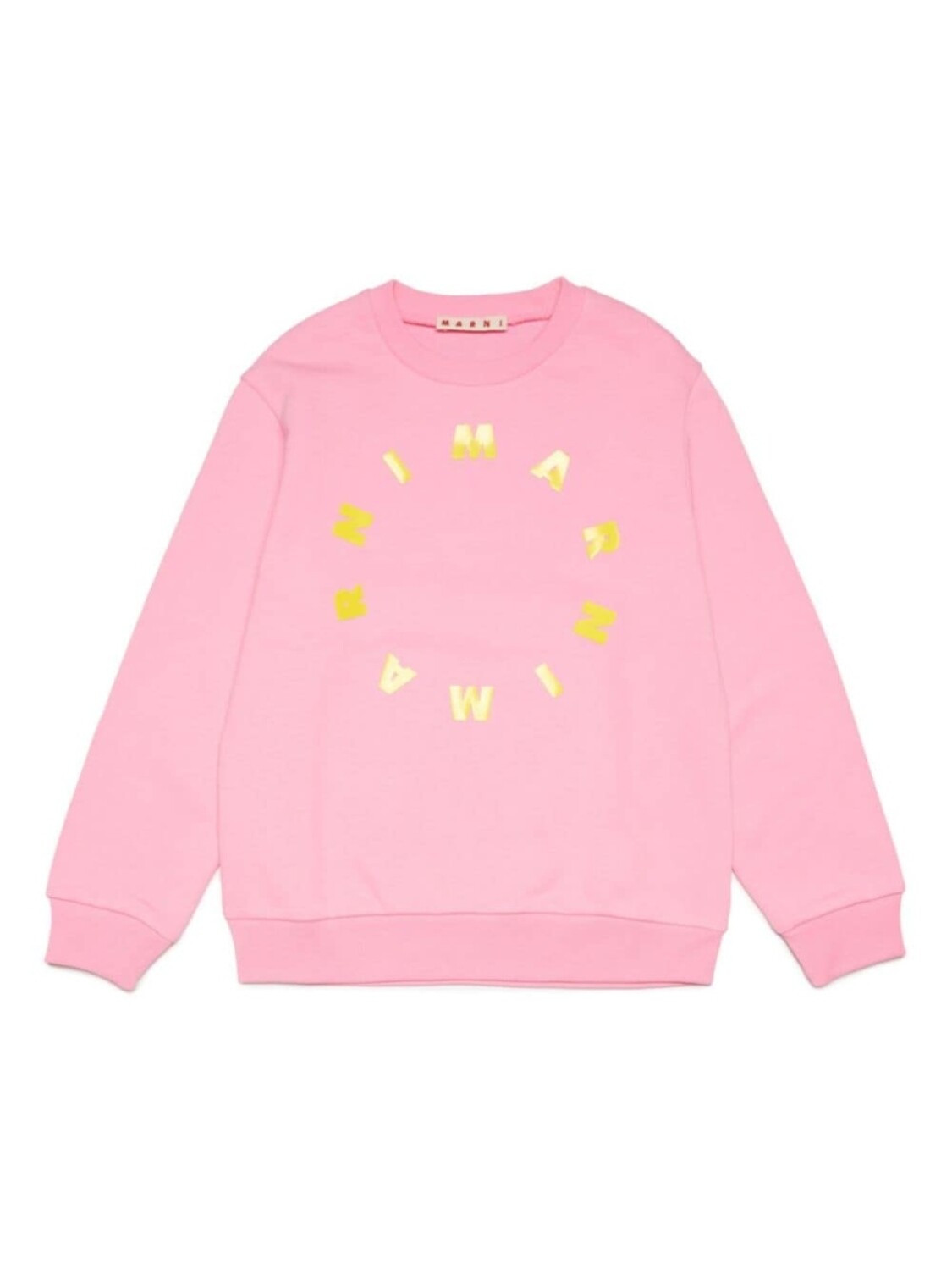 

Marni толстовка с логотипом, розовый