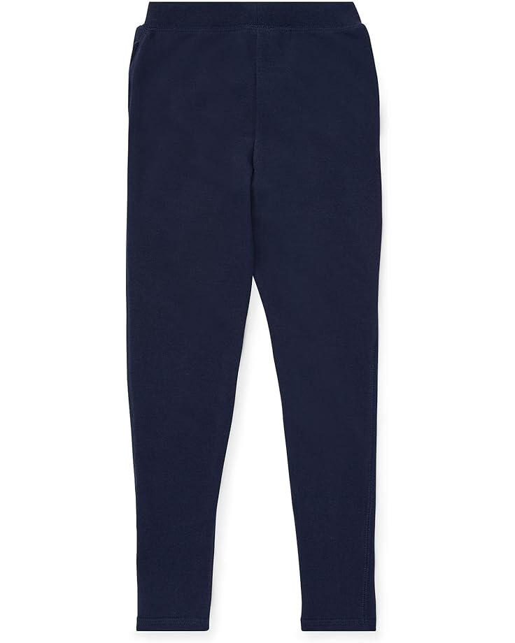 Брюки Polo Ralph Lauren Kids French Terry Leggings, цвет Refined Navy — фото 2