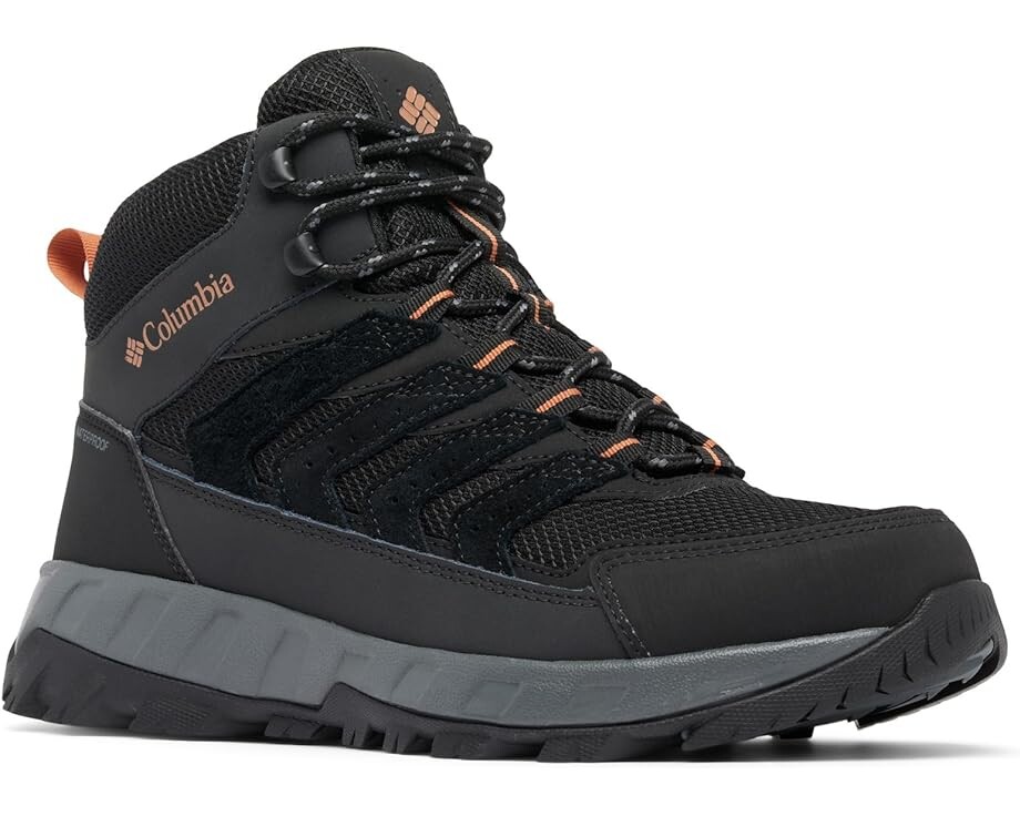 

Походная обувь Columbia Strata Trail Mid Wp, цвет Black/Owl