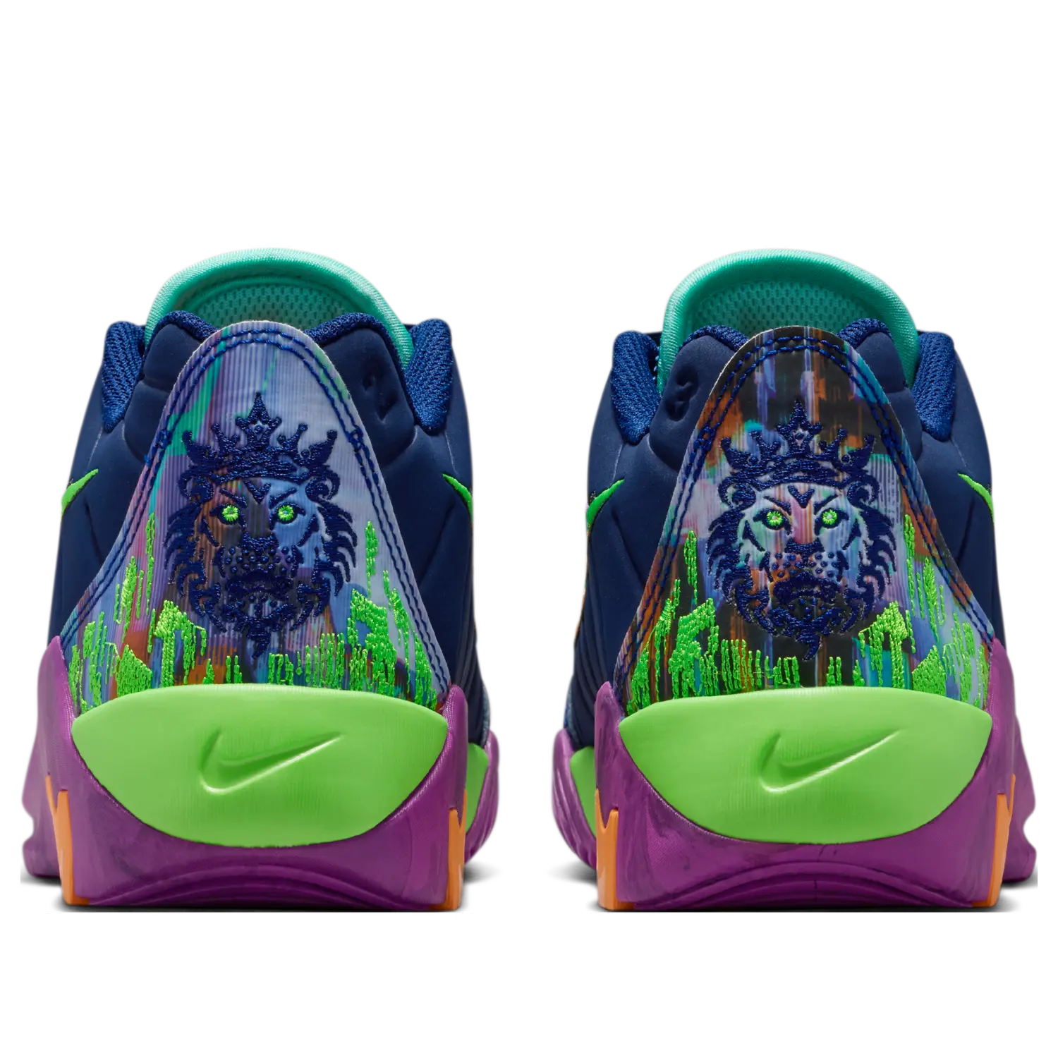 Кроссовки (GS) Nike LeBron Witness 9 'Blue Void Vivid Purple' — фото 3