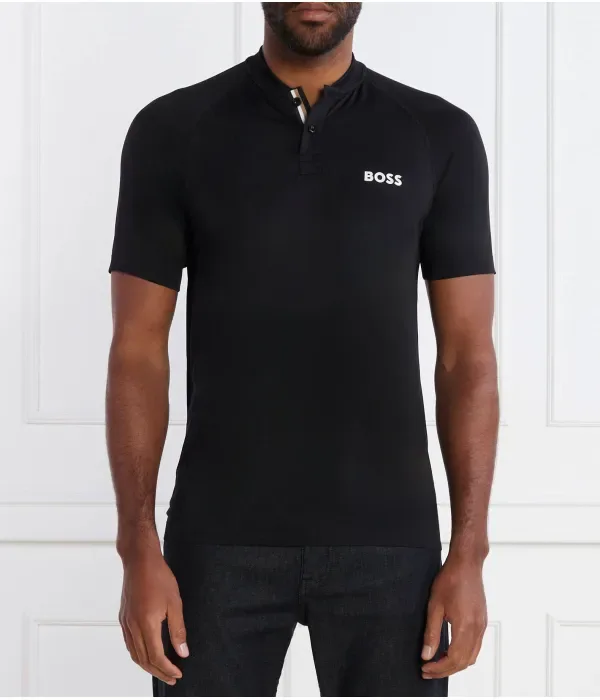 Поло Pariq MB 5 regular fit Boss Green, черный
