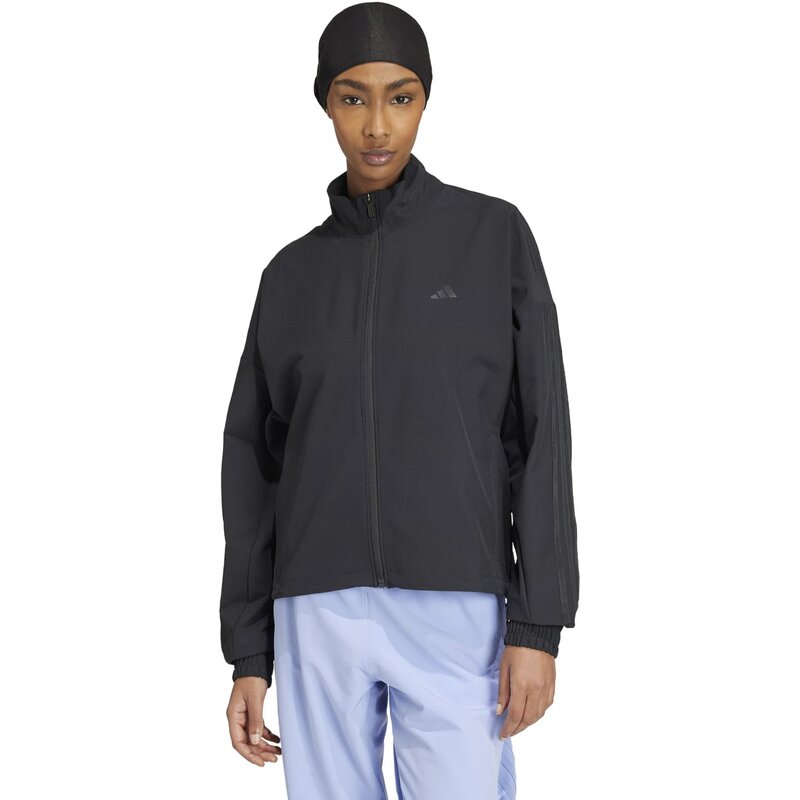 Rolli pacer all gym тональные тканые 3 полоски Adidas, черный — фото 2