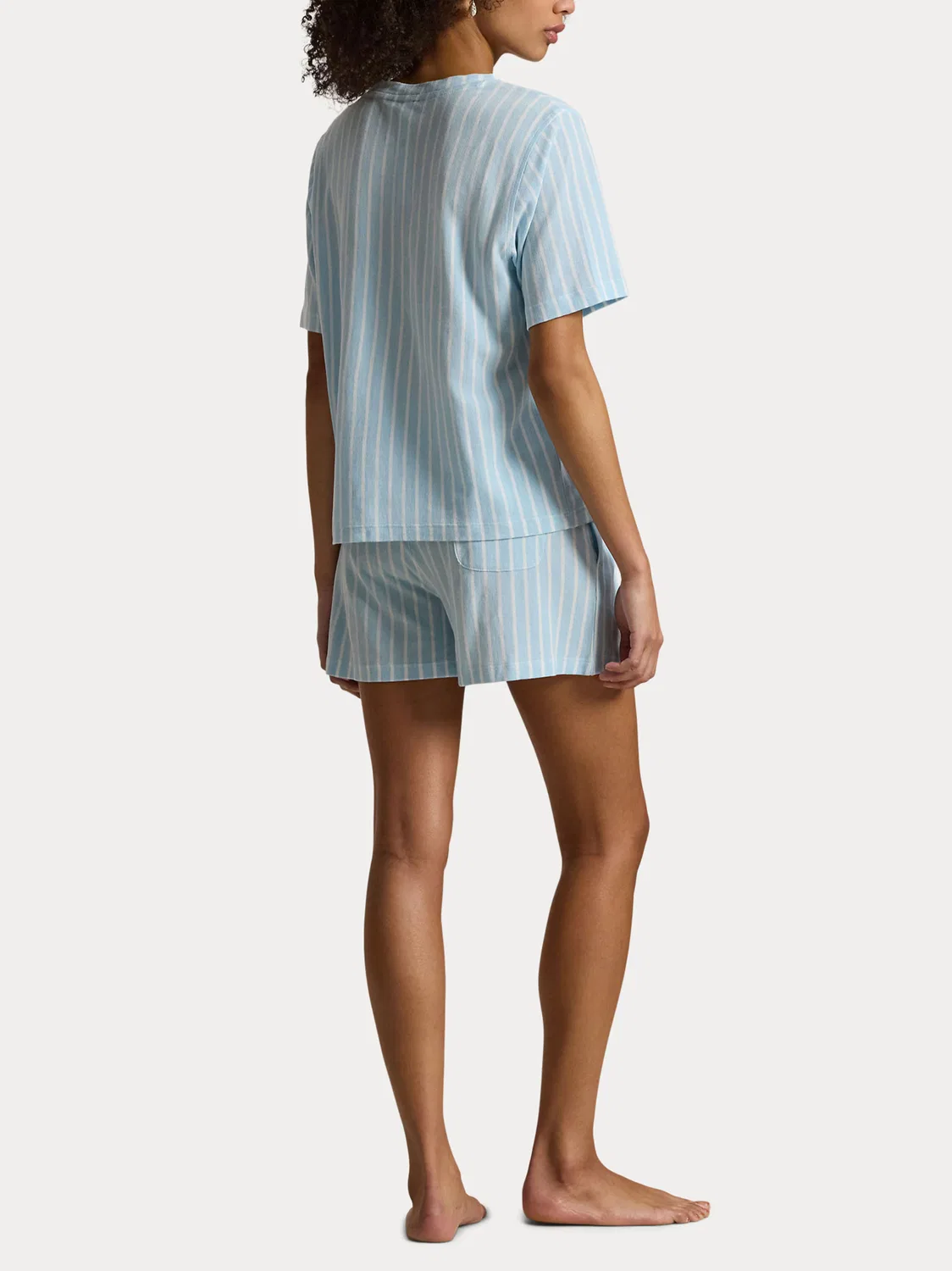 Пижама 'Вязаная оксфордская' Polo Ralph Lauren, Light Blue — фото 4