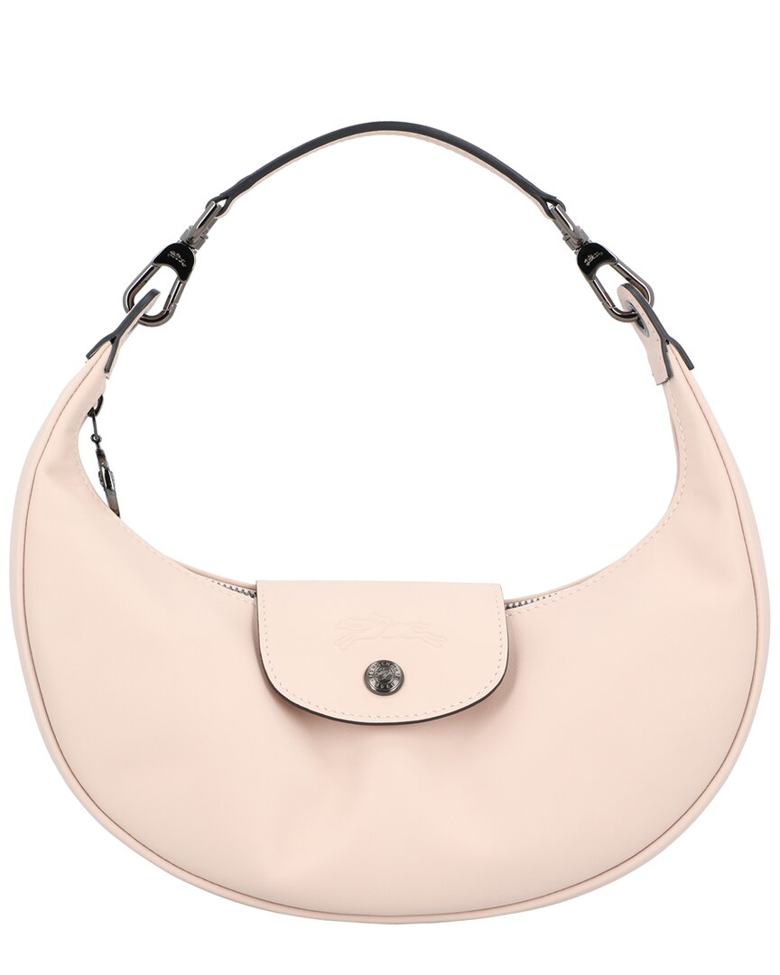 

Longchamp Le Pliage Xtra Small Кожаная сумка через плечо, бежевый