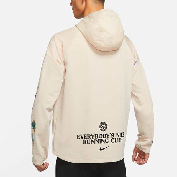 Куртка Nike Alphabet Cartoon Pattern Printing Athleisure Casual Sports Hooded Jacket Yellow, мультиколор — фото 4