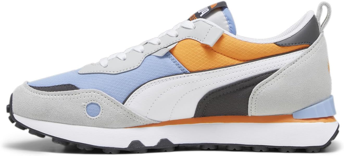 

Мужские кроссовки PUMA Rider FV Future Vintage с шнуровкой, повседневные - серые