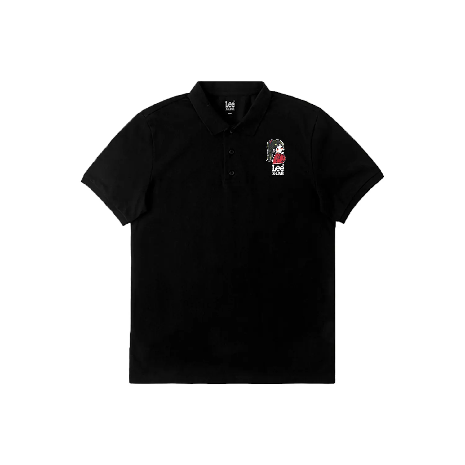 

Lee Мужская черная поло