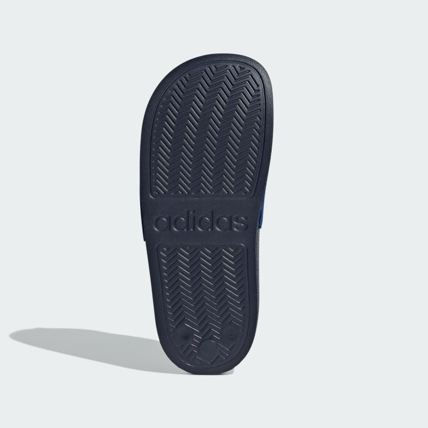 Детские шлепанцы для душа adidas Adilette, белый/синий — фото 3