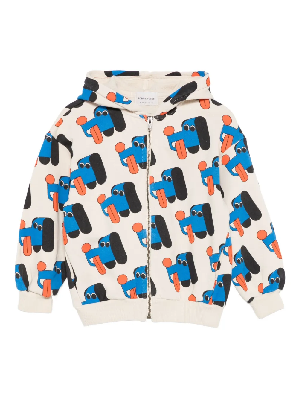 

Толстовка с принтом собаки BOBO CHOSES, нейтральный