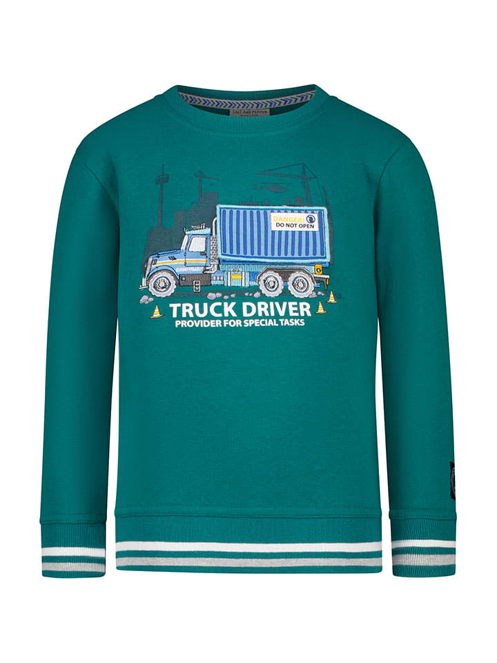 

Salt and Pepper Толстовка "Грузовик" зеленого цвета