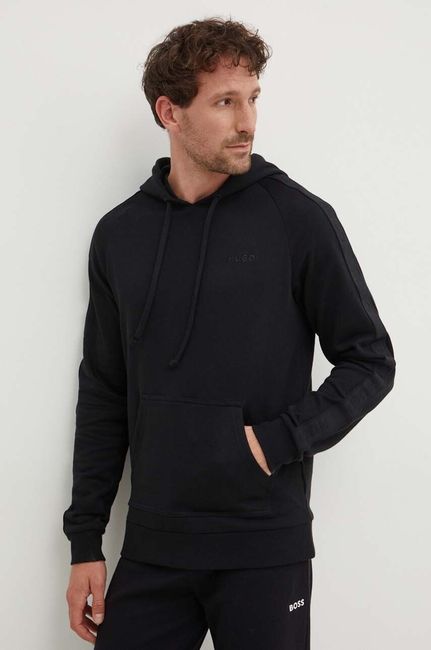 

Толстовка HUGO из хлопка, черный