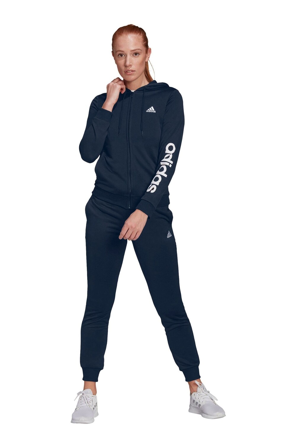 

Линейный спортивный костюм adidas, синий