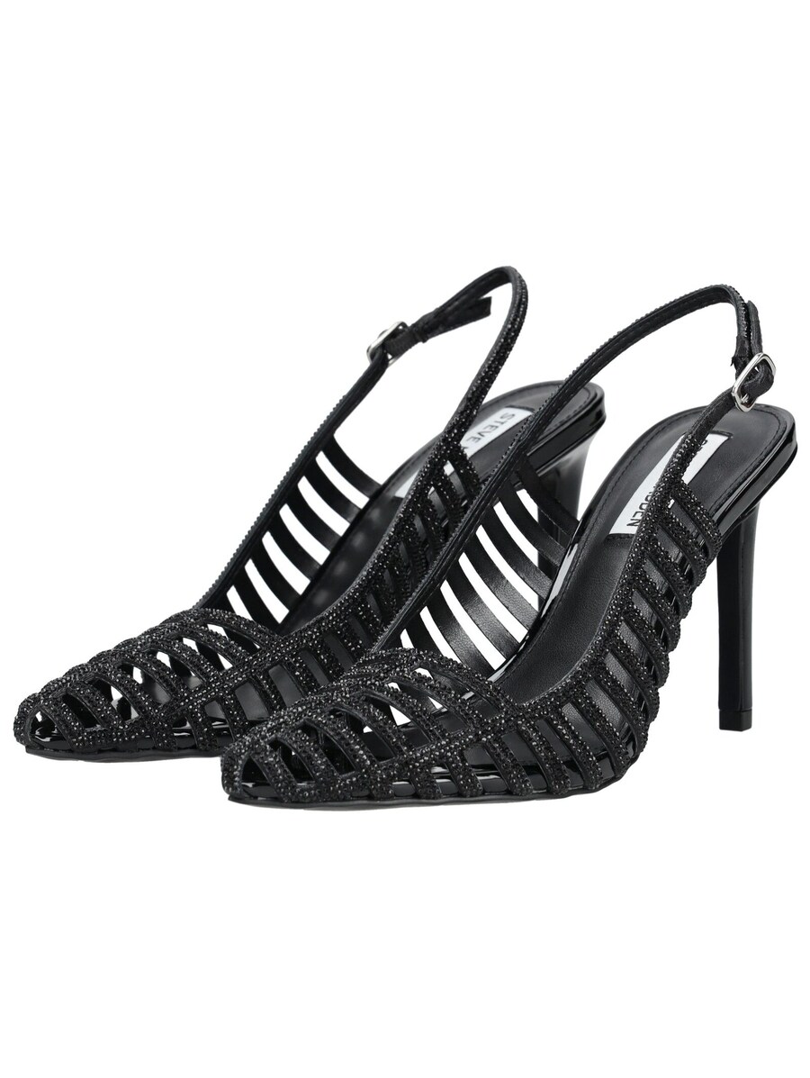 Туфли-лодочки с открытой пяткой STEVE MADDEN, Black — фото 4