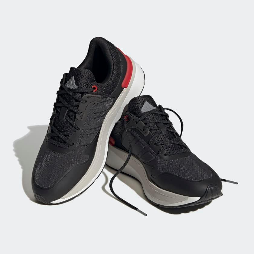 Мужские кроссовки adidas Znchill Lightmotion, серый/алый — фото 4