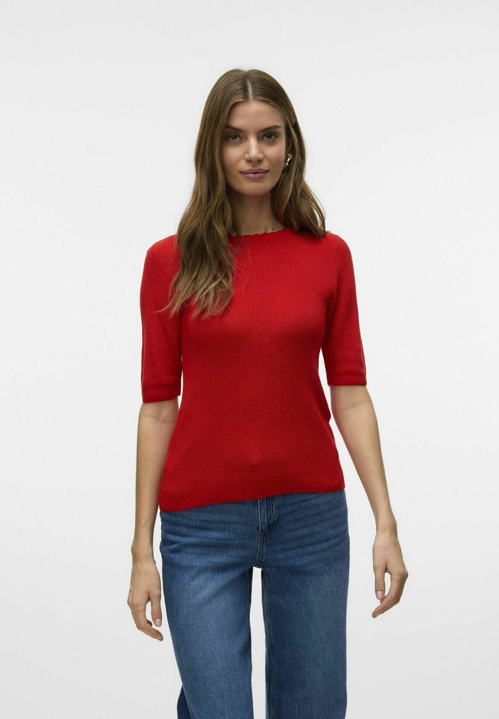 

Базовая футболка VMNEWLEXSUN Vero Moda, красный