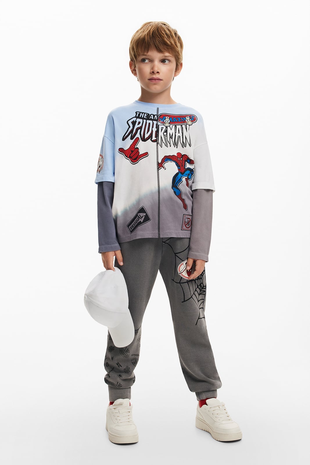 Футболка с изображением Человека-паука Desigual, Multi/9019 — фото 3