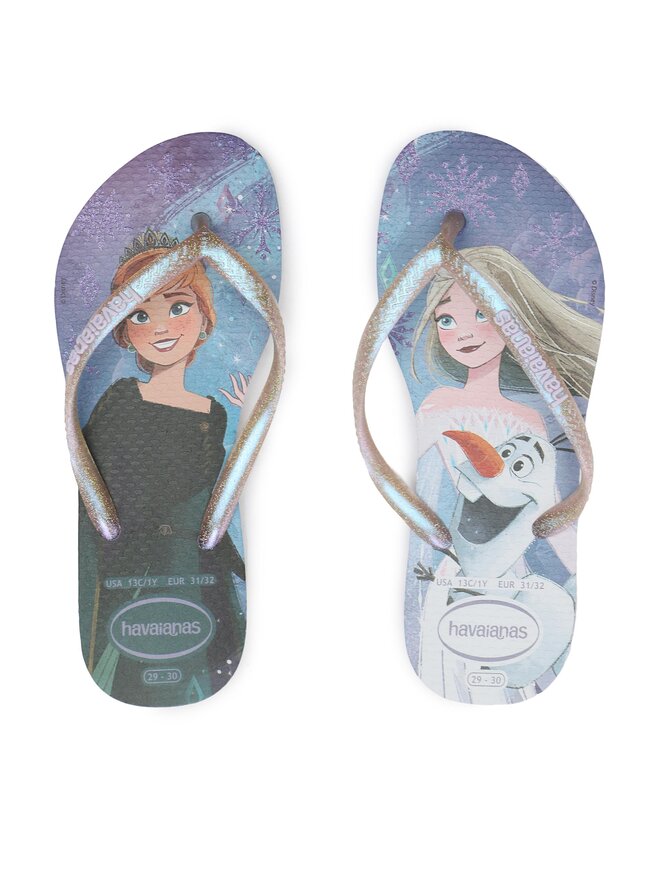 

Сланцы FROZEN 41372662204 Havaianas, мультиколор