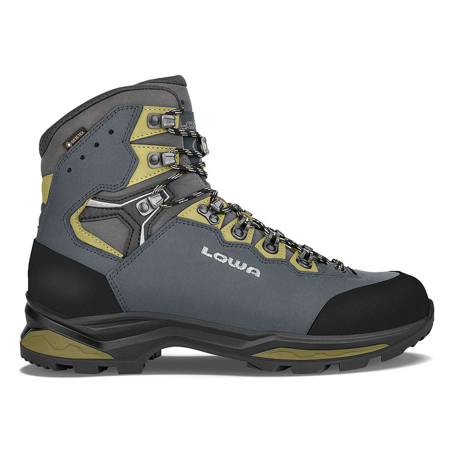

Мужские треккинговые ботинки LOWA CAMINO EVO GTX, цвет Steel Blue/Kiwi